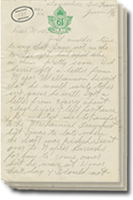 la 18 juin 1916 lettre avec 3 pages