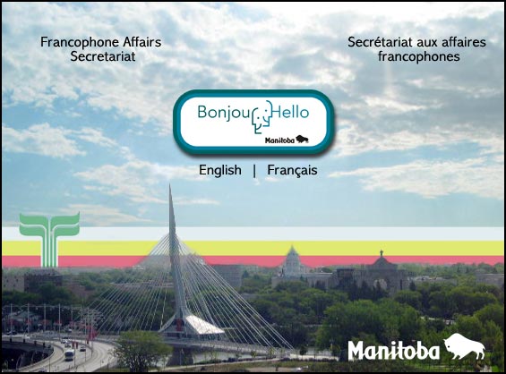 Bonjour / Hello; Francophone Affairs Secretariat / Secr&eacute;tariat aux affaires francophones