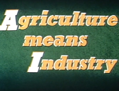 text: Agriculture means Industry