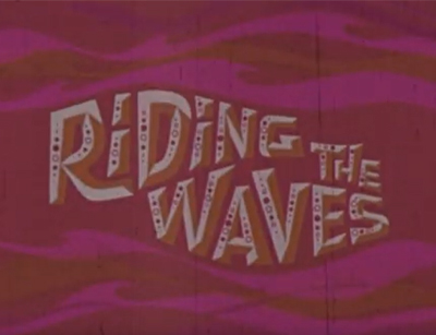 wordmark: Riding the Waves