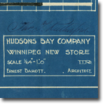 Les bleus confectionn&eacute;s pour Compagnie de la Baie d'Hudson Winnipeg