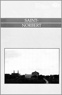 Couverture du dpliant de Saint-Norbert avec photo de l'horizon de Saint-Norbert