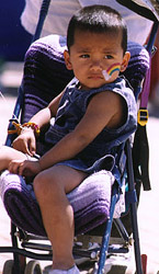 Child in stroller
