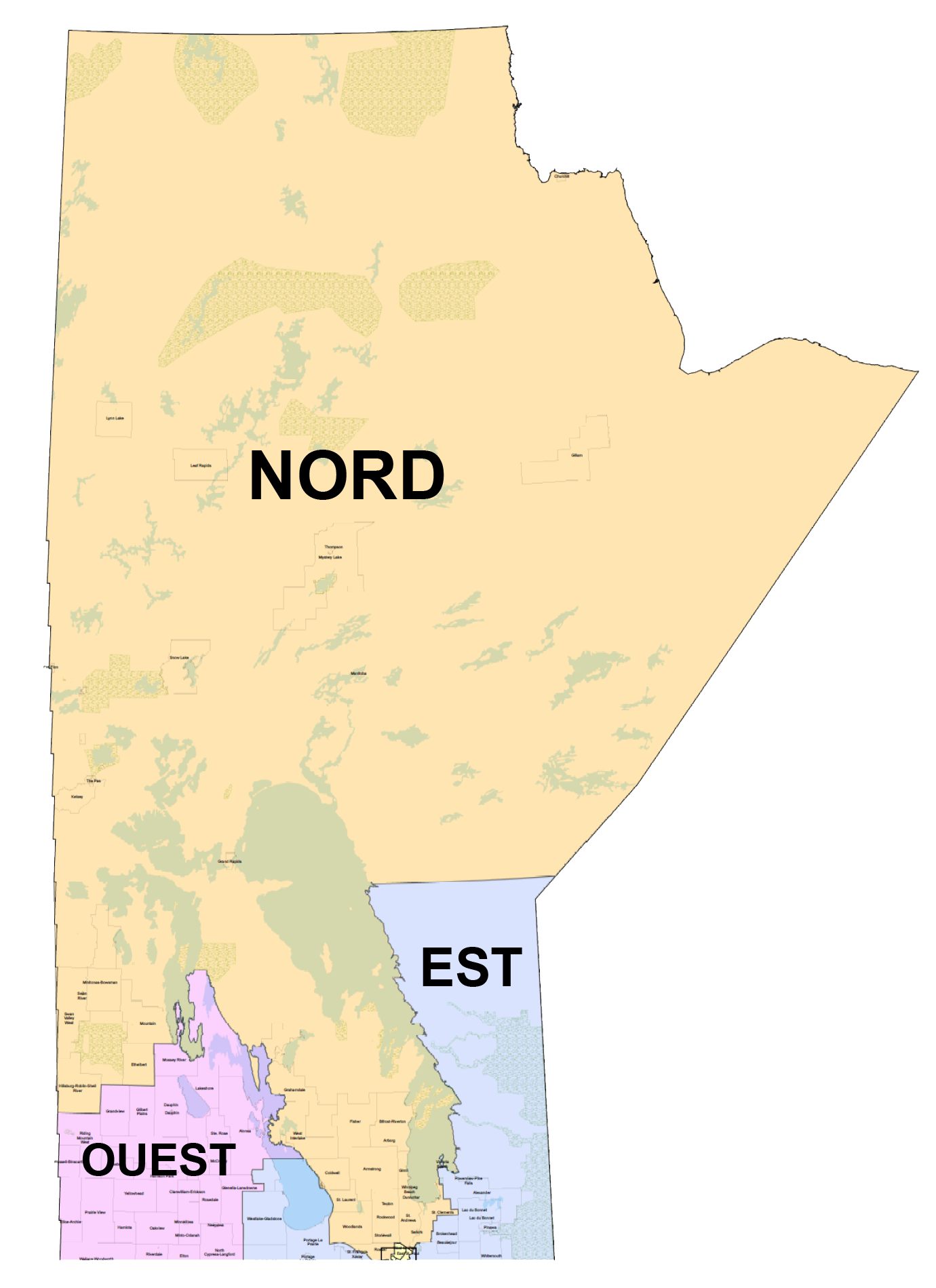 Manitoba Service Locations Map