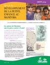 IMDPE 2003: Aperçu du DÉVELOPPEMENT DE LA PETITE ENFANCE AU MANITOBA