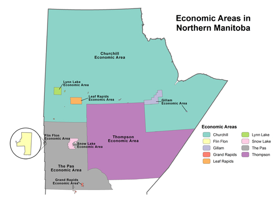 Economic Areas in Northern Manitoba