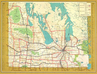 1954 Map