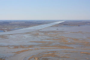 Portage Diversion, 3 km upstream of Lake Manitoba, May 2011