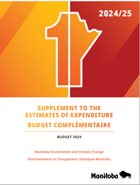 Manitoba Environment, Climate and Parks Main Estimates Supplement 2021-2022