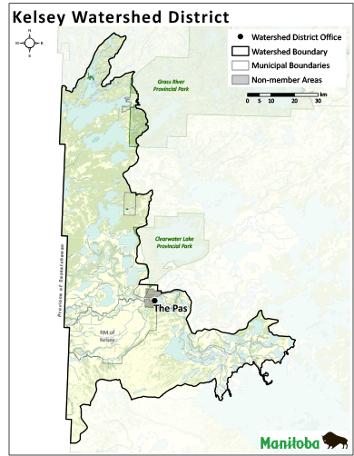 Kelsey Watershed District Map
