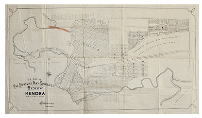 “Plan of the Hudson’s Bay Company’s Reserve Kenora”